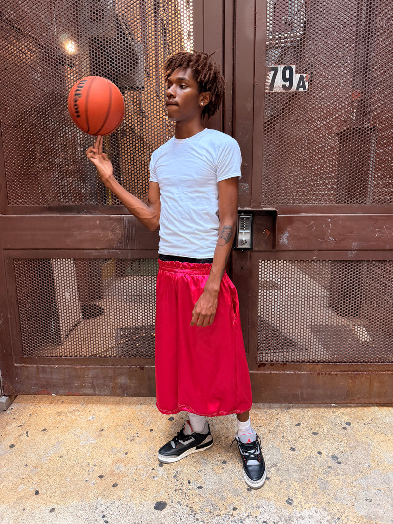 Burgundy ATH shorts