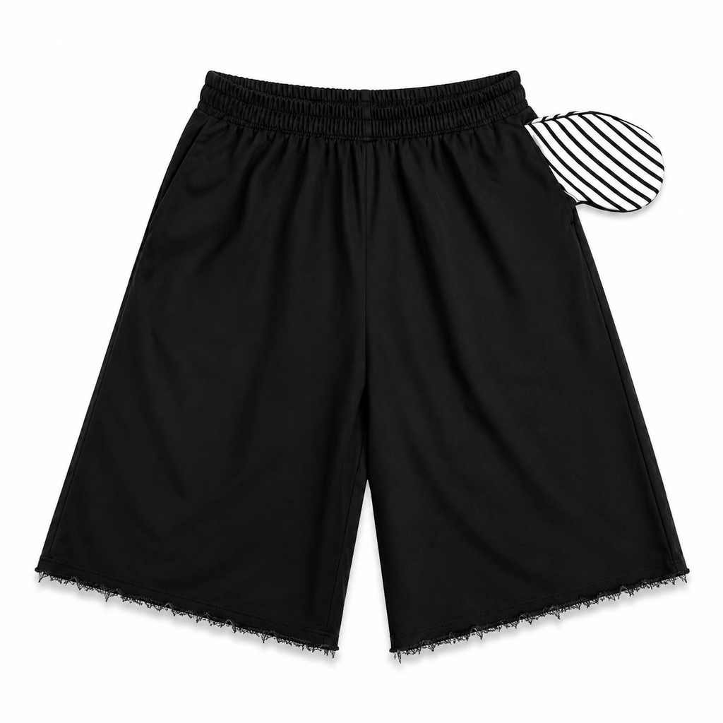 black peppermint shorts