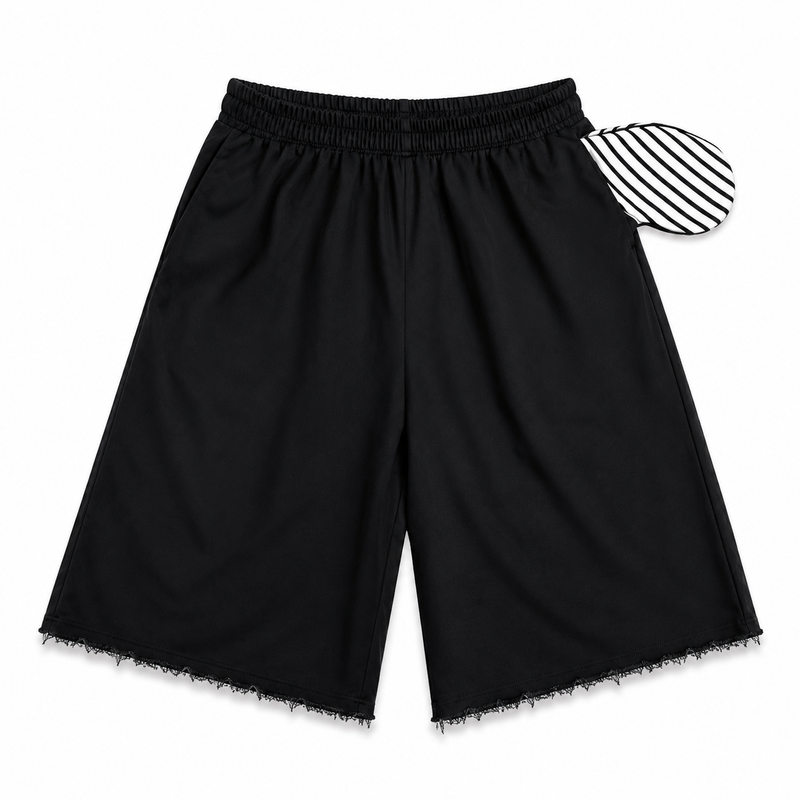 black peppermint shorts