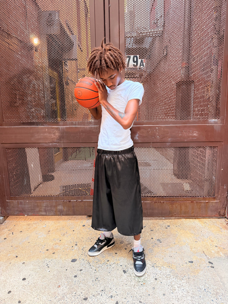 Black Athletic wear shorts